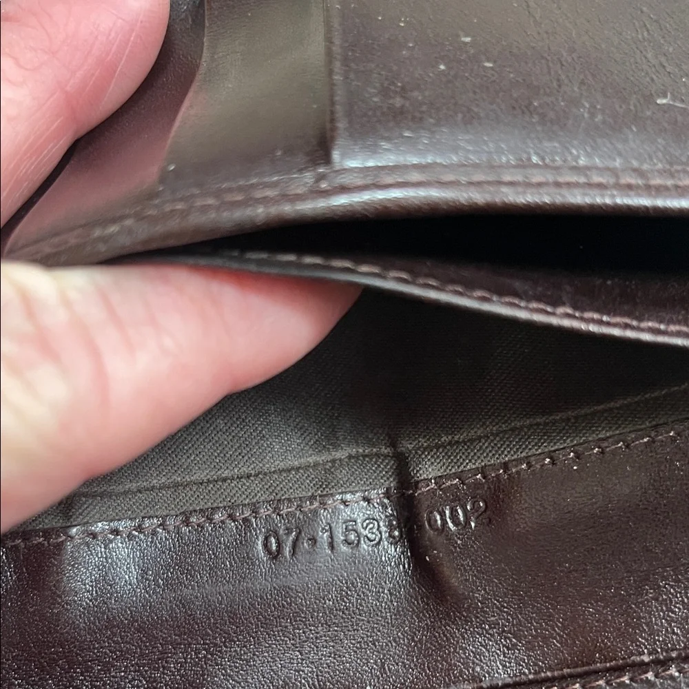 Fendi Brown and Black Zucca Long Wallet - Picture 5 of 13